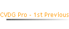CVDG Pro - 1st Previous Edition